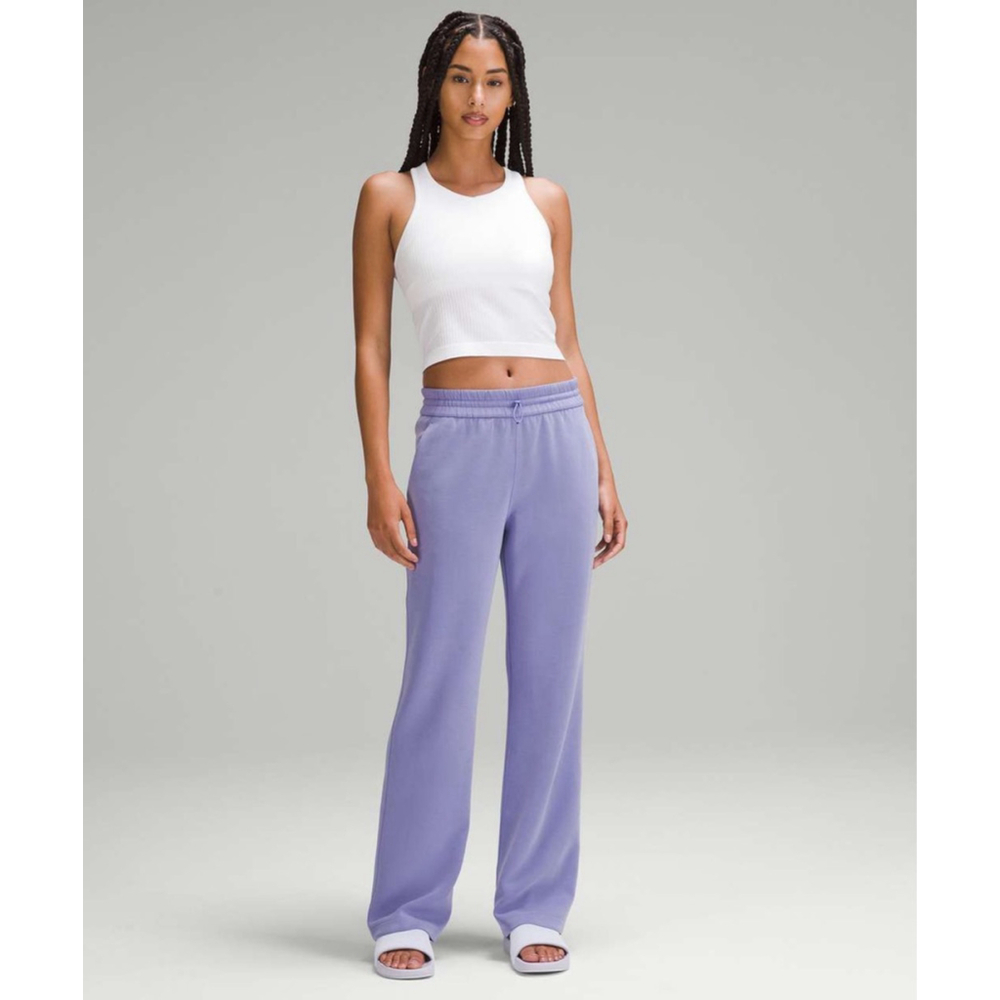 NWOT Lululemon Softstream Purple Pants Size 12